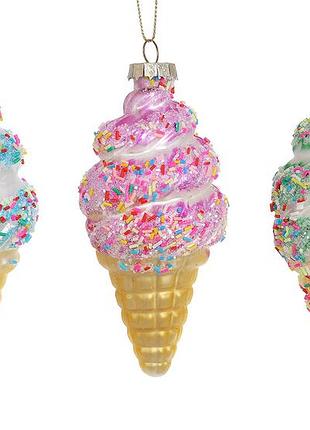 Рожок с декором из бисера