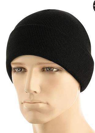 M-tac шапка тонкая вязка 100% акрил black