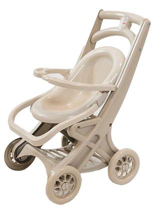 Коляска для ляльок з шезлонгом 0122/02eco бежевий