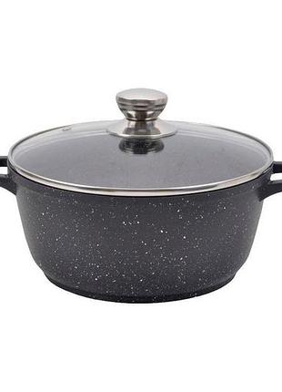 Кастрюля антипригарная maestro 180 мм x 1.7 л granite (mr-4218)