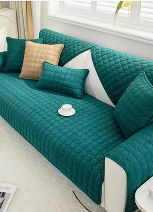 Плотное покрывало на диван дивандеки современные, покрывало на диван кожаный бирюзовый 160 х 110