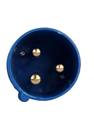 Вилка силовая 3x16/2p+pe /16 а /220 - 250 в /ip44