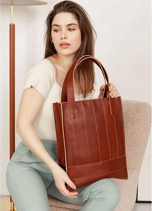 Кожаная женская большая сумка шоппер, шопер из натуральной кожи бэтси бордовая crazy horse коньяк краст