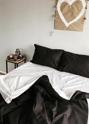 Постельное белье бязь черно-белый