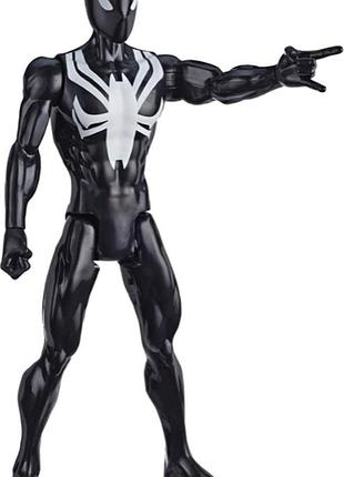 Фигурка человек-паук black suit spider-man titan hero series hasbro original (высота 29 см)