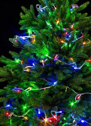 Гирлянда новогодняя led 100m-1 rgb color (длина 7 м) ост