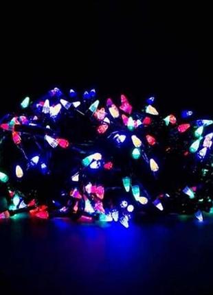 Гирлянда новогодняя led 100m-3 rgb color (длина 7 м) ост