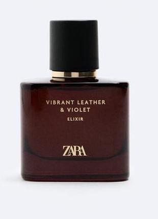 Парфум для чоловіків vibrant leather & violet elixir від zara 60 ml (2.03 fl oz)
