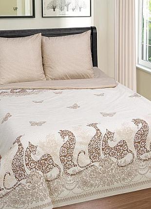 Постільна білизна поплін мері двоспальний євро