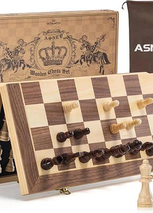 Комплект оригинальных настольных магнитных шахмат asney, amazon, германия