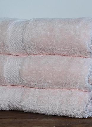 Турецкое полотенце банное 70х140 плотность 750 гр./м2 хлопок 100% diamant цвет аква персик