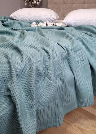 Простынь-покрывало пике 160х220см тм комфорт текстиль вафелька полин