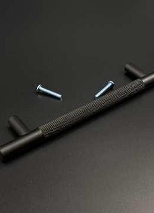 Ручки меблеві. колір чорний. 180мм / ручки меблеві. колір чорний. 180мм