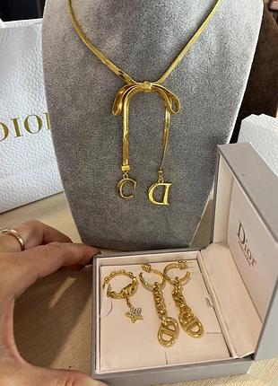 Кольцо с кулоном звезда от dior