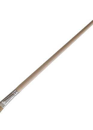 (34075) пензлик для підфарбовування no.04(6 mm) натуральний ворс сталь