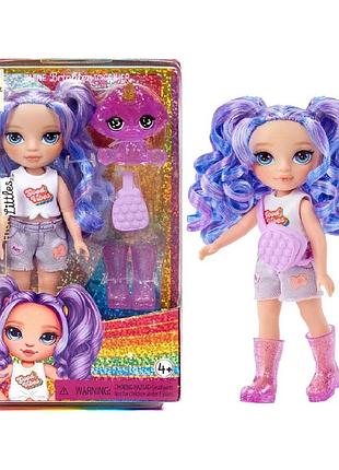 Игровой набор с куклой «аметиста» rainbow high 531234 серии «littles» с аксессуарами
