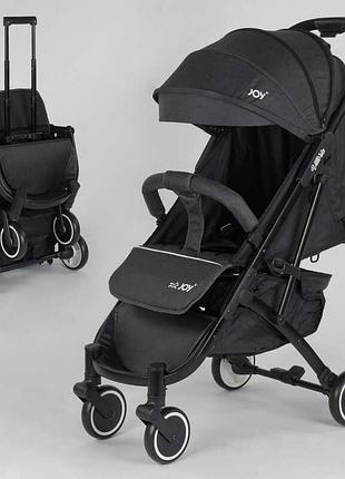 Коляска прогулочная детская 52254 "joy" vittoria (1) цвет серый лен, рама алюминиевая, футкавер, тел
