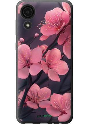 Чохол на samsung galaxy a03 core a032f пурпурова сакура "6075u-2539-7673"