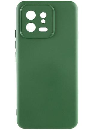 Чохол silicone cover lakshmi full camera (a) для xiaomi 13 зелений / dark green