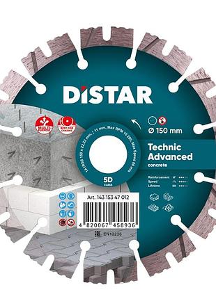 Круг алмазный отрезной 1a1rss/c3 150x2,3/1,5x11x22,23-12-hit technic advanced