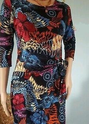 Wallis petite floral-geo dress цветочно-геометрический мульти узор платье сукня плаття