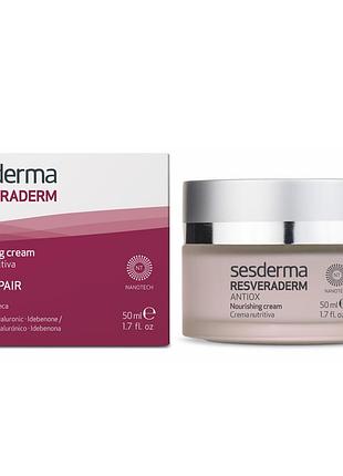 Сесдерма resveraderm питательный крем sesderma resveraderm antiox nourishing cream, 50 мл