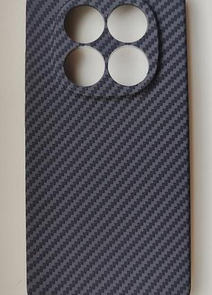 Чехол карбоновый xiaomi redmi note 15 pro черный