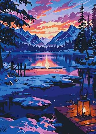 Картина по номерам "зимний пейзаж" 11056-ac 40х50 см