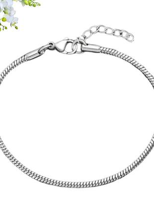 Браслет шарм 18 см з подовжуючим ланцюжком 4 см cfir