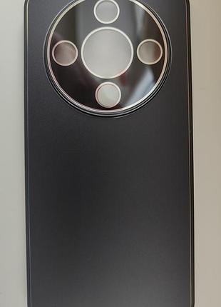 Чехол для honor x70 черный, камера закрыта стеклом