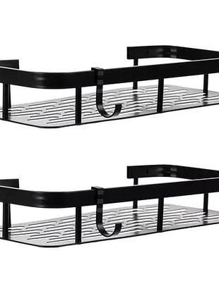 Полиця для ванної 2шт., алюміній ruhhy 23170