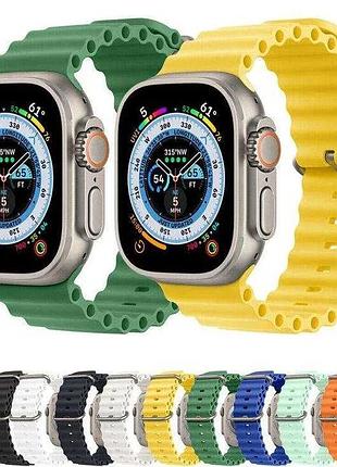 Ремінець ocean band силікон для apple watch ремінець на всі розміри