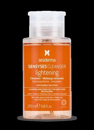 Тонізувальний освітлювальний засіб sesderma sensyses lightening cleanser 200 мл