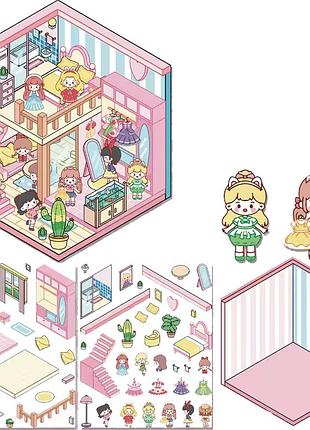 3d наклейка комната (1531v7)