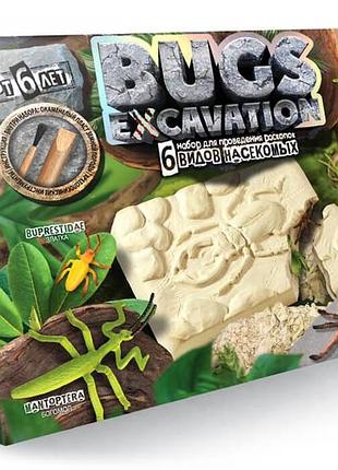 Набор для проведения раскопок danko toys bugs excavation насекомые (рус) (bex-01-04)