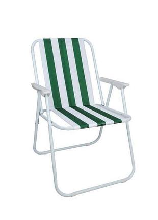 Крісло розкладне kitua camping "райдуга" 53 х 48 х 82 см (mh-3075l) зелений