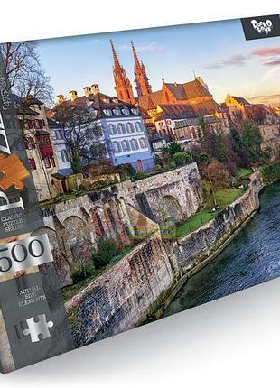 Пазл классический "город на реке" danko toys (500 элементов)