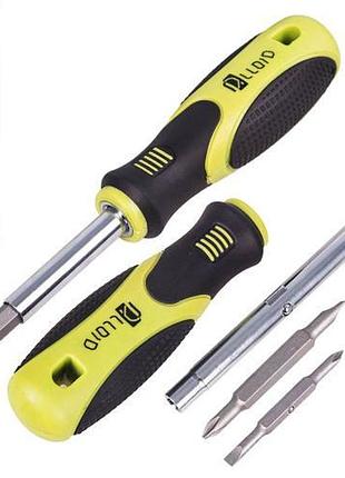 Alloid. отвертка универсальная 4 в 1