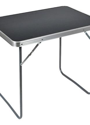 Раскладной стол чемодан для пикника, рыбалки, дачи folding table 80 х 60 х 70 см (mh-5311) черный