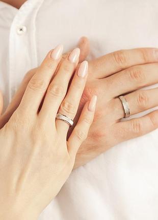 Срібна обручка, 925 проба