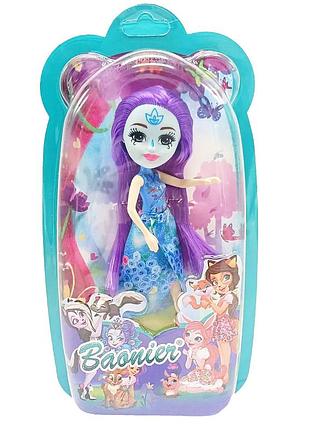 Детская игрушечная кукла "baobier" jj8572-22(violet) 15 см, шарнирная