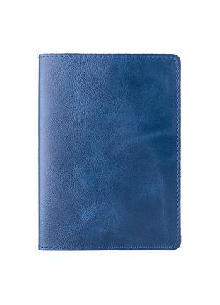 Красивая обложка для паспорта с натуральной кожи светло коричневого цвета