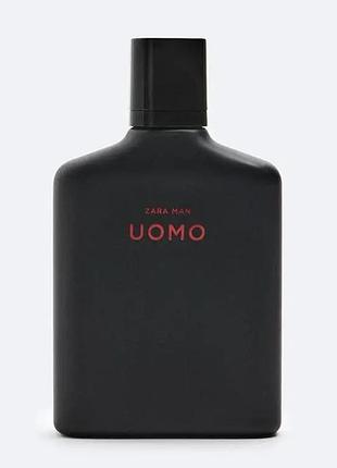 Zara man uomo eau de toilette (100 мл)(распаковка з набора)