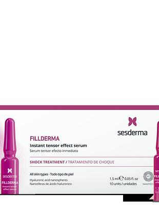 Сесдерма fillderma интенсивные лифтинг ампулы для заполнения морщин sesderma fillderma ampoules, 10*1.5 мл