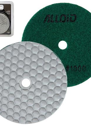 Alloid pro. круг алмазный шлифовальный на липучке hexagon 100 мм, зерно 1000