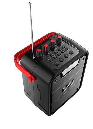 Портативная колонка с микрофоном, колонка с микрофоном для караоке, borofone bp7 10вт аккумулятор 4800 mah