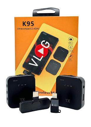Беспроводной микрофон 3 в 1 k95