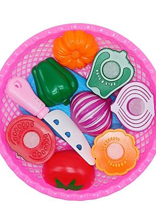 Детский игрушечный набор "продукты" 66-46 продукты на липучках помидор