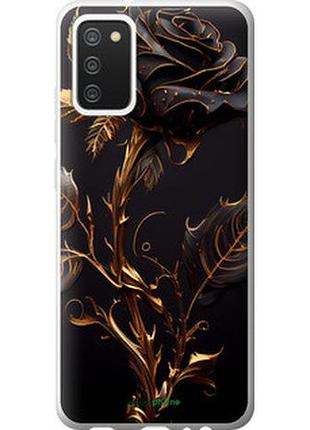 Чохол на samsung galaxy a02s a025f троянда 3 "5552u-2203-7673"