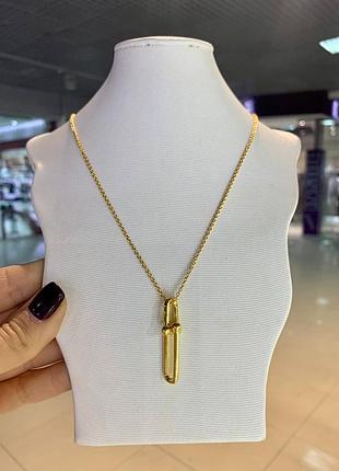 Брендовая подвеска в стиле тиффани с кулоном / упакована в мешочек тиффани